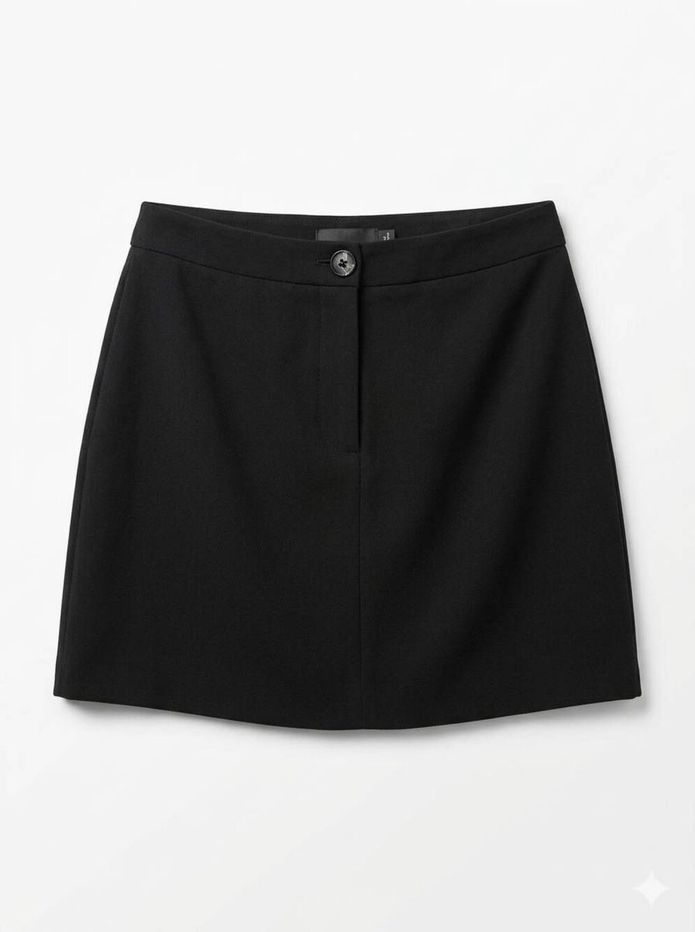 ๐น๏ธBlack Button Waist Stretch Mini Skirt Size 7